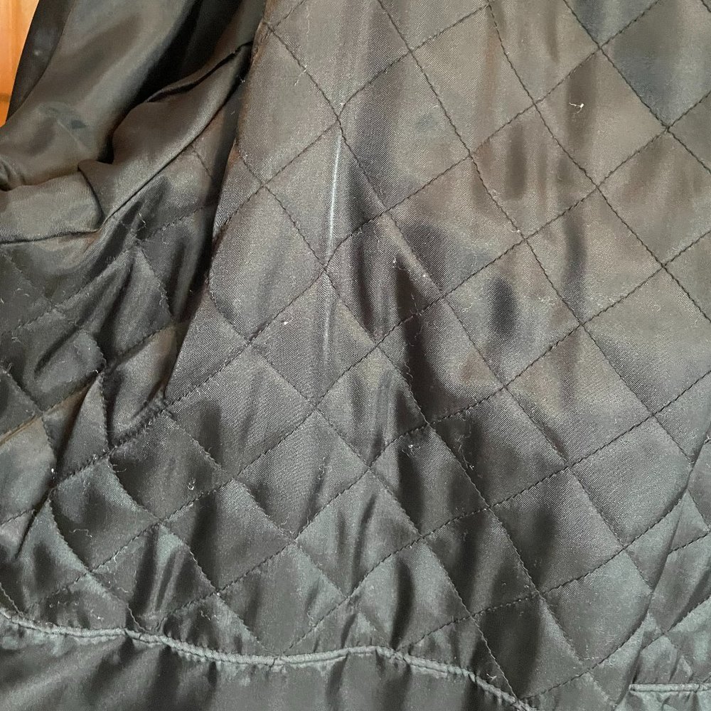 Jones New York Collection Classic Pea Coat EUC Sz 12 Black - Picture 12 of 12